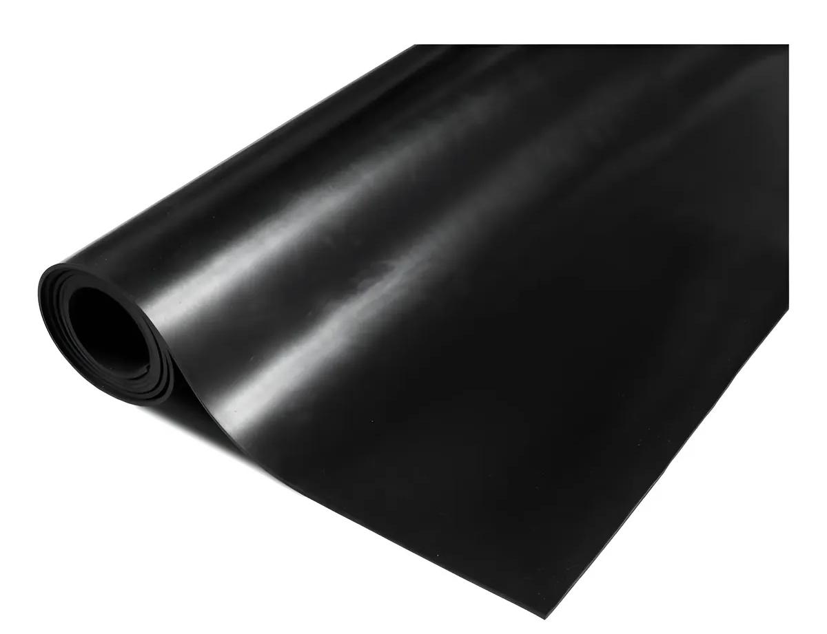Piso de goma - Liso - Negro