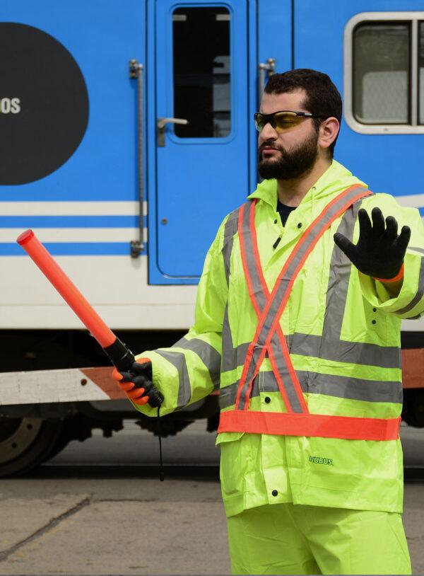 Bastón Luminoso LED Para Señalización Vial. Cargador USB
